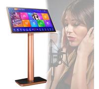 IROEJT Lecteur karaoké 3 en 1 avec Disque Dur préchargé de 1/2/3/4/8 to, écran Tactile 22 Pouces, 27 Langues Disponibles, idéal pour Les fêtes à la Maison, Les Bars et，Black 2TB