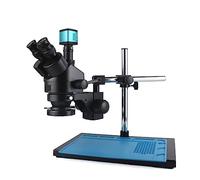 IROEJT Microscope stéréo 3,5X-90X 38MP HDMI USB numérique Caméra vidéo Industrielle pour la réparation de Soudure Facile à Utiliser，3.5X90X CTV 4KB