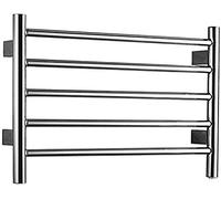 IROEJT Sèche-Serviettes électrique Mural à 5 Barres, en Acier Inoxydable, modèle de quatrième génération.