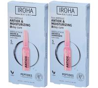 IROHA NATURE Ampoules de traitement antioxydant - Peptides Ampoule(S) 2x8 ml