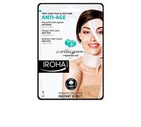 Iroha Nature Anti ÿGe Masque Coton Visage Et Cou Collagã¿Ne 1 Unitã©