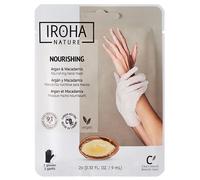 IROHA nature Argan et Macadamia masque mains nourissant 1 Paar