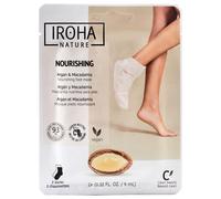 IROHA nature Argan et Macadamia masque pieds nourissant 1 paire