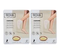 IROHA NATURE Chaussettes de masque nourrissant à l'argan Masque 2x18 ml