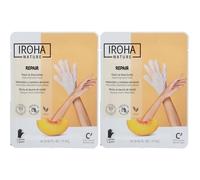 IROHA NATURE Gants de masque réparateur Peach Set(S) 2x18 ml