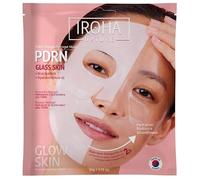 IROHA NATURE Glass Skin Masque hydrogel avec PDRN | Traitement du visage Glow coréen | Soin hydratant intensif niacinamide, acide hyaluronique 5 fois et probiotiques | Testé végétalien et cliniquement