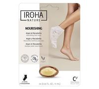 Iroha Nature Masque Corps Chaussette Nourrisante Argan & Macadamia 2 unités