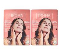 IROHA NATURE Masque de gommage pour peau parfaite à l'acide glycolique Masque(S) Pour Le Visage 2x23 ml