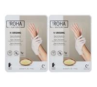 IROHA NATURE Masque Gants Nourrissants - Huile d'Argan 2x18 ml