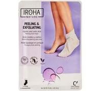 Iroha Nature Masque Pieds Peeling Acide Glycolique et Lactique 2 x 20 ml - Sachet 2 chaussettes x 20 ml