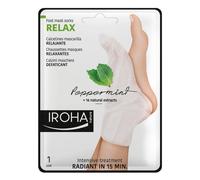 IROHA nature Menthe et beurre de karité masque pieds 1 Paar