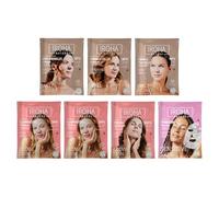 Iroha Nature - Pack de traitement complet avec 7 masques en tissu | Enrichi en vitamine C, collagène, rétinol, peptides, Q10, acide hyaluronique, aloe et acide glycolique.