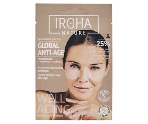 IROHA NATURE Patchs mondiaux pour le soin des yeux à base de niacinamide Pansement(S) 16 ml