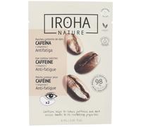 Iroha Nature Patchs pour les yeux à la caféine anti-fatigue Masque 2 pc(s)