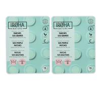 IROHA NATURE SOS Patchs anti-imperfections à l'acide salicylique Pads 2x18 pc(s)