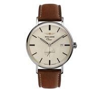 Iron Annie Montre pour Homme fabriquée en Allemagne - Série Classic - Quartz - Petite Seconde - Date 5938, Beige/Marron, Classique