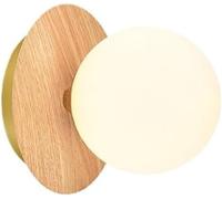 Iron Art Acrylique Mur Mur Style Japonais Forme Ronde Approches murales Lumière Lumière Source Mur