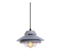 Iron Art Minimalist Style Pendant Light - Metal Pendant Lamp Shade Light Fitting Wire Cage Lampshade Lamp Cover E27 Base for Living Dining Room Bar (Color : B) (C)