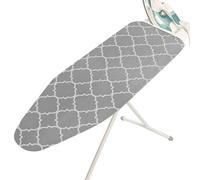 Iron Board Cover - Scorch-Resistant Thick Cotton Ironing Pad with Elastic Edge | & Secure Fit Cover for Smooth, Effortless Ironing | Heat-Reflective Pad for Faster, Results