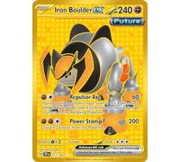 Iron Boulder ex 217/162 Carte Pokémon hyper rare | Ensemble Forces Temporales | Série Scarlet & Violet | Authentifiée Titan