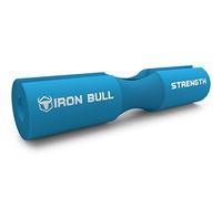 Iron Bull Strength Manchon de Squat avancé - Maintien de la Barre pour Squats, Fentes & Relevés de Bassin - Coussin de Protection pour Les épaules & la Nuque (Bleu)