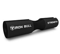 Iron Bull Strength Manchon de Squat avancé - Maintien de la Barre pour Squats, Fentes & Relevés de Bassin - Coussin de Protection pour Les épaules & la Nuque (Noir)