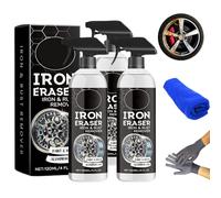 Iron Eraser Rust Remover Spray, Iron Powder Remover Spray, Professional Automotive Surface Cleaning, Rust Remover for Cars Removing Rust From Automotive Wheel Hubs, Tools, And Hardware. (1)