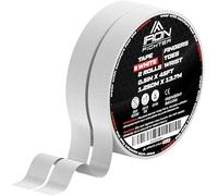 IRON FIGHTER 2X Strap Doigt 1,25cm x 13,7m (Total 27m) - JJB Jiu Jitsu Bresilien - Escalade - CrossFit - MMA - Grappling - Judo - VolleyBall - Musculation - Rouleaux de Finger Tape Blanc