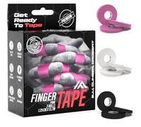 IRON FIGHTER 3X Strap Doigt 1,25cm x 13,7m (Total 41m) - JJB Jiu Jitsu Bresilien - Escalade - CrossFit - MMA - Grappling - Judo - VolleyBall - Musculation - Rouleaux de Finger Tape Rose
