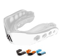 IRON FIGHTER Protège Dent Adulte Blanc/Blanc - Coque Dentaire En Gel Ajustable et Confortable - Protege Dents Boxe Anglaise - MMA - Rugby - Hockey - Judo - Lutte - Karate - JJB Jiu Jitsu - Kick Boxing