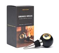 Iron & Glory Bouchon de bouteille de vin à 8 boules et gadgets de cuisine pour amateurs de vin, cadeaux et accessoires de cuisine, réutilisables pour spiritueux et vin