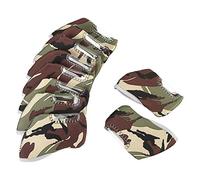 Iron Headcovers 10 Pack | High - Grade Neoprene Stick Guard with Number Panel | 8 Colors for Sport Sticks/Irons/Woods | Machine Washable & Resilient Covers (Camouflage)