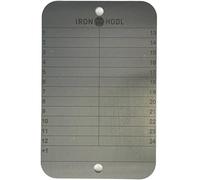 IRON HODL Portefeuille en acier 24 + 1 à une seule semence de récupération avec plaque en métal Cold Wallet Crypto Bitcoin Wallet Hardware Wallet Crypto Steel Wallet Crypto Portefeuille Bitcoin