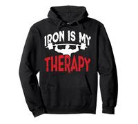 Iron is My Therapy Motivation Gym Force Sweat à Capuche