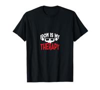 Iron is My Therapy Motivation Gym Force T-Shirt