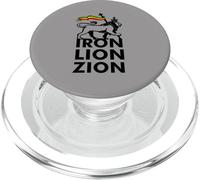 Iron Lion Zion avec Drapeau Rasta, Jamaïque PopSockets PopGrip pour MagSafe