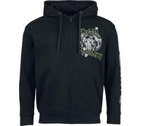 Iron Maiden ACES High Homme Sweat-Shirt zippé à Capuche Noir