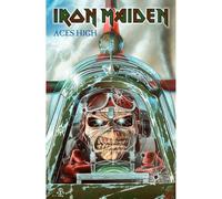 Iron Maiden Affiche Textile Aces High Band Logo Nouveau Officiel 70Cm X 106Cm Size One size