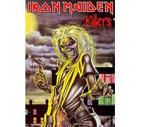 Iron Maiden Affiche Textile Flag Killers Album Cover Officiel Noir 70Cm X 106Cm