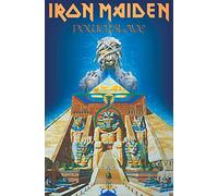 Iron Maiden Affiche Textile Flag Powerslave Album Cover Officiel Nouveau 70Cm X