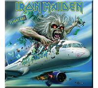 Iron Maiden Aimant Flight 666 7,5 x 7,5 cm