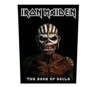 Iron Maiden Back Ecusson Book Of Souls Logo Officiel Nouveau Noir Woven 36 Cm X Size One Size
