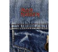 Iron Maiden Badge Alchemy Rocks Classic Logo Insigne de Pin d'émail Blanc G