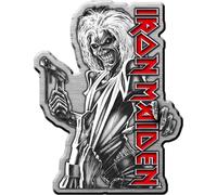 Iron Maiden - Badge "Killers" - Métal RO1867 (Taille unique) (Gris/Rouge)