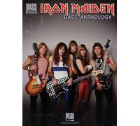 Iron Maiden Bass Anthology Hal Leonard Sheet Music Songbook With Note-For-Note Bass Transcriptions And Tablature 20 Rock Classics By Steve Harris For Bass Guitar Players