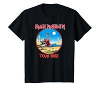 Iron Maiden Beast Tames Texas T-Shirt, Enfant, Noir, 4 Ans