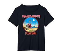 Iron Maiden Beast Tames Texas T-Shirt, Femme Grandes Tailles, Noir, 6X