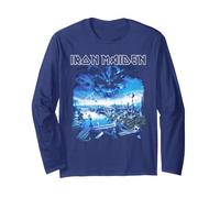 Iron Maiden Brave New World Navy Manche Longue