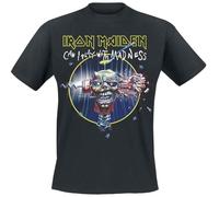 Iron Maiden Can I Play with Madness Homme T-Shirt Manches Courtes Noir
