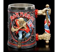 Iron Maiden Cruche - Trooper - Chope Merch Métal Lourd Cadeau Fan Squelette